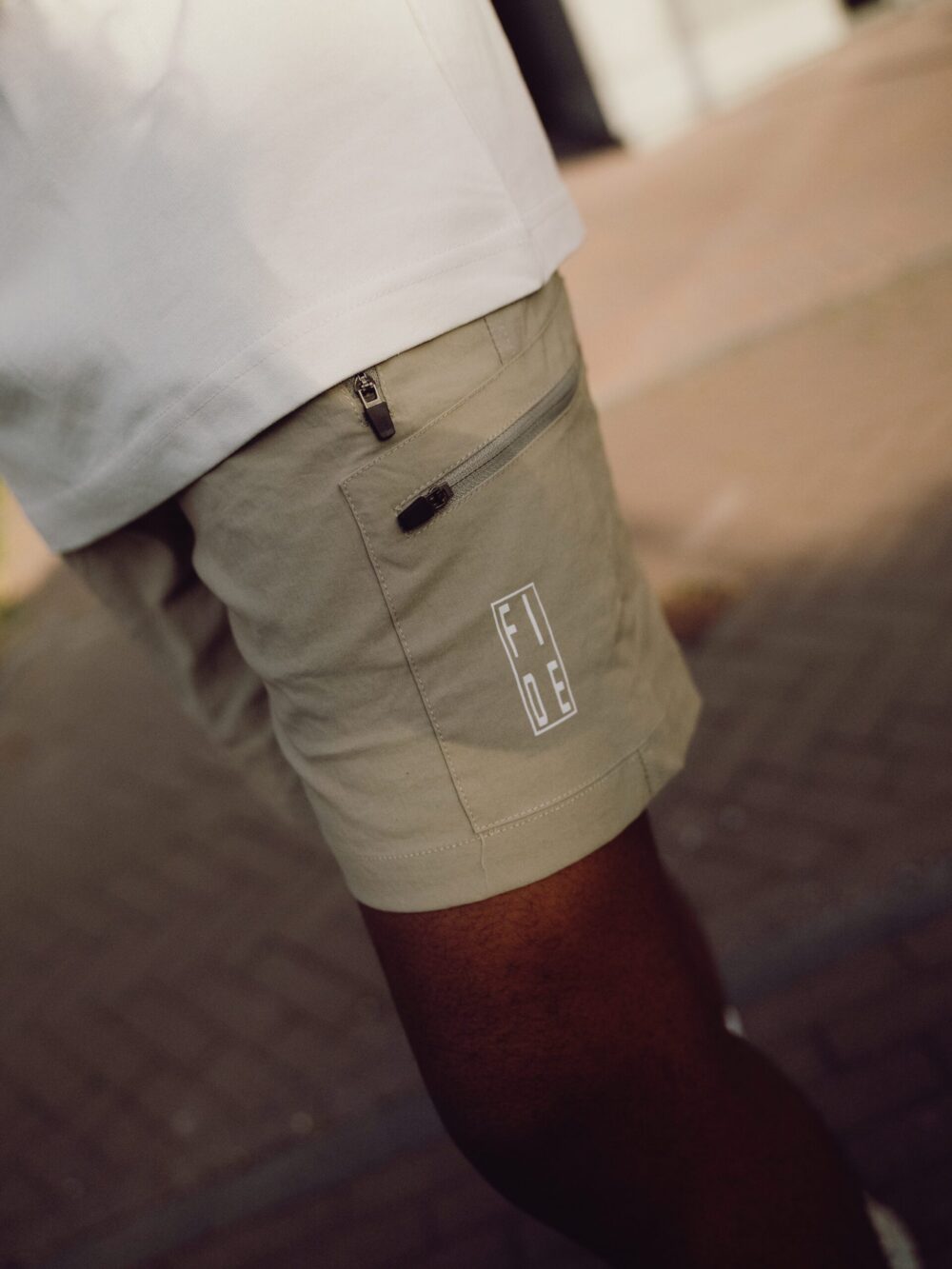 Tech Cargo Shorts in khaki green