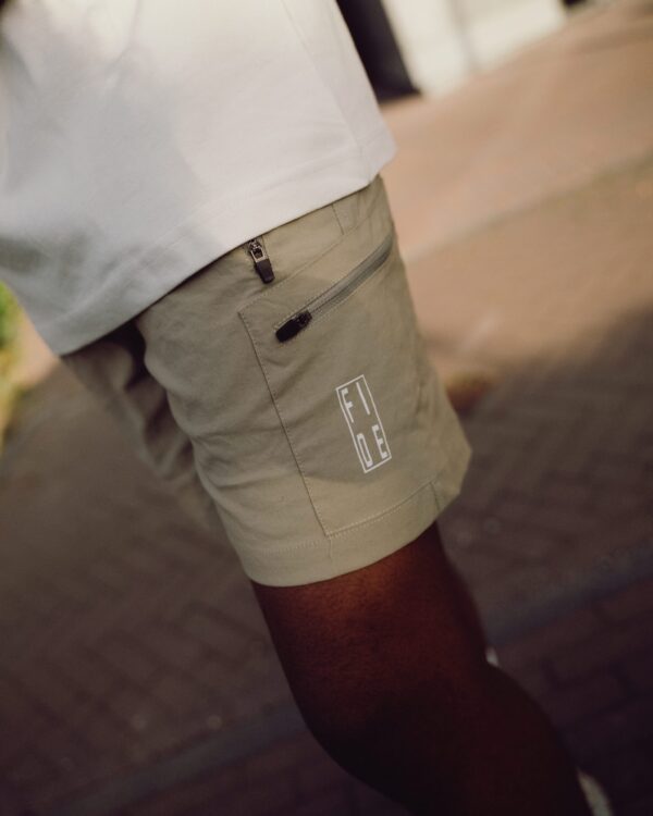 Tech Cargo Shorts in khaki green