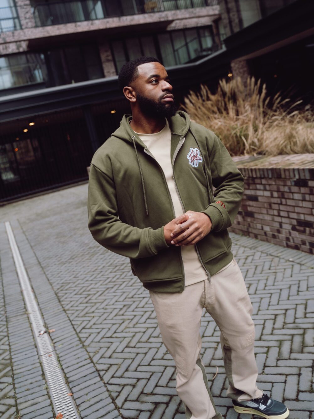 Certified Stepper Hoodie - Khaki green